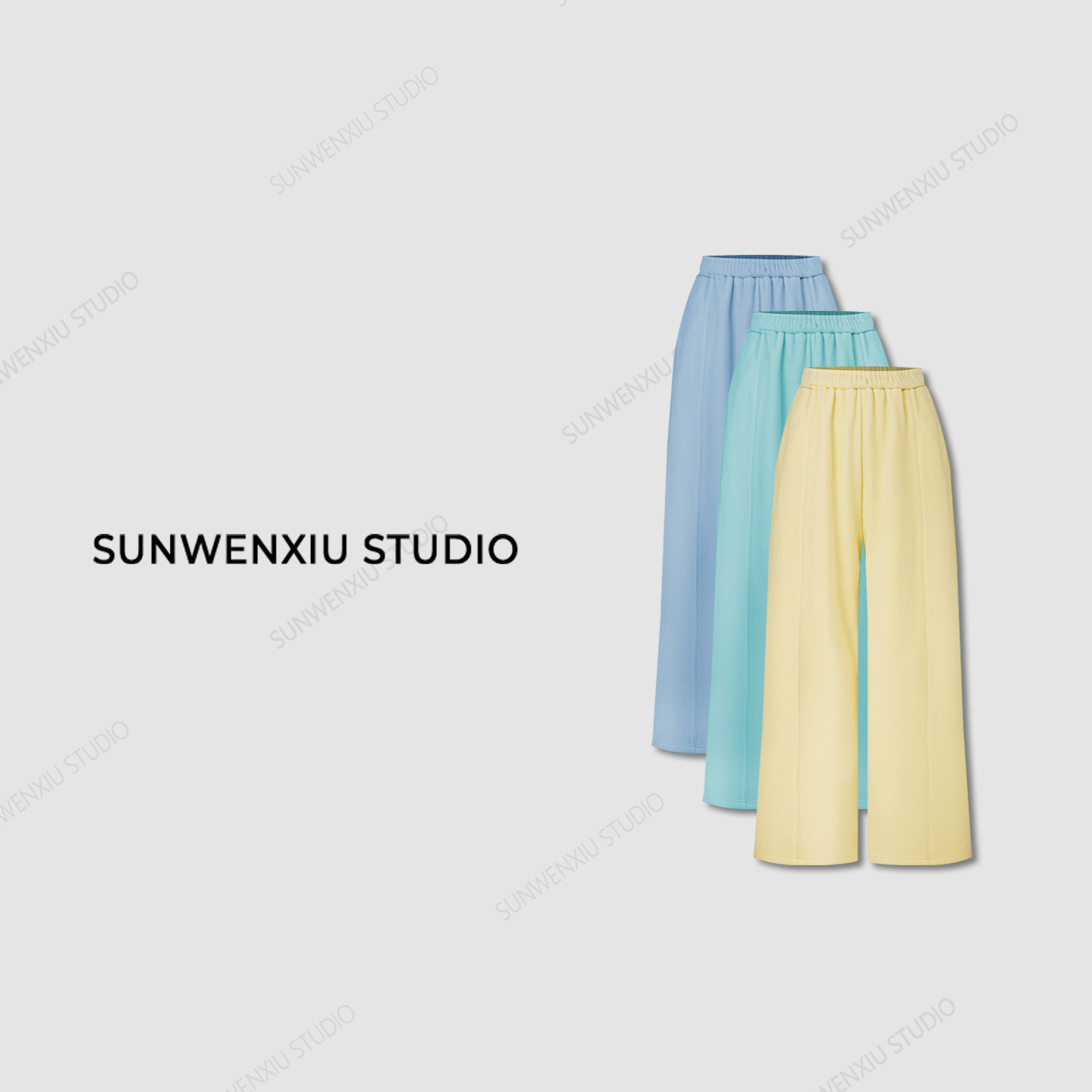 swx studio“暖宝宝裤“春季韩系吸睛彩色摇粒绒可束脚松紧腰卫裤,女装/女士精品,卫裤,淘宝优惠券,粉丝福利购,淘宝优惠卷