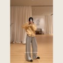 swx studio 人人裤 人手两条不为过极简松紧腰直筒休闲卫裤X640A