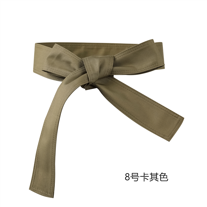 女打结棉简约收腰腰带