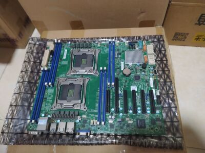 21年出厂超微x10drl-i双路x99主板带档片成色新支持V3 V4CPU现货
