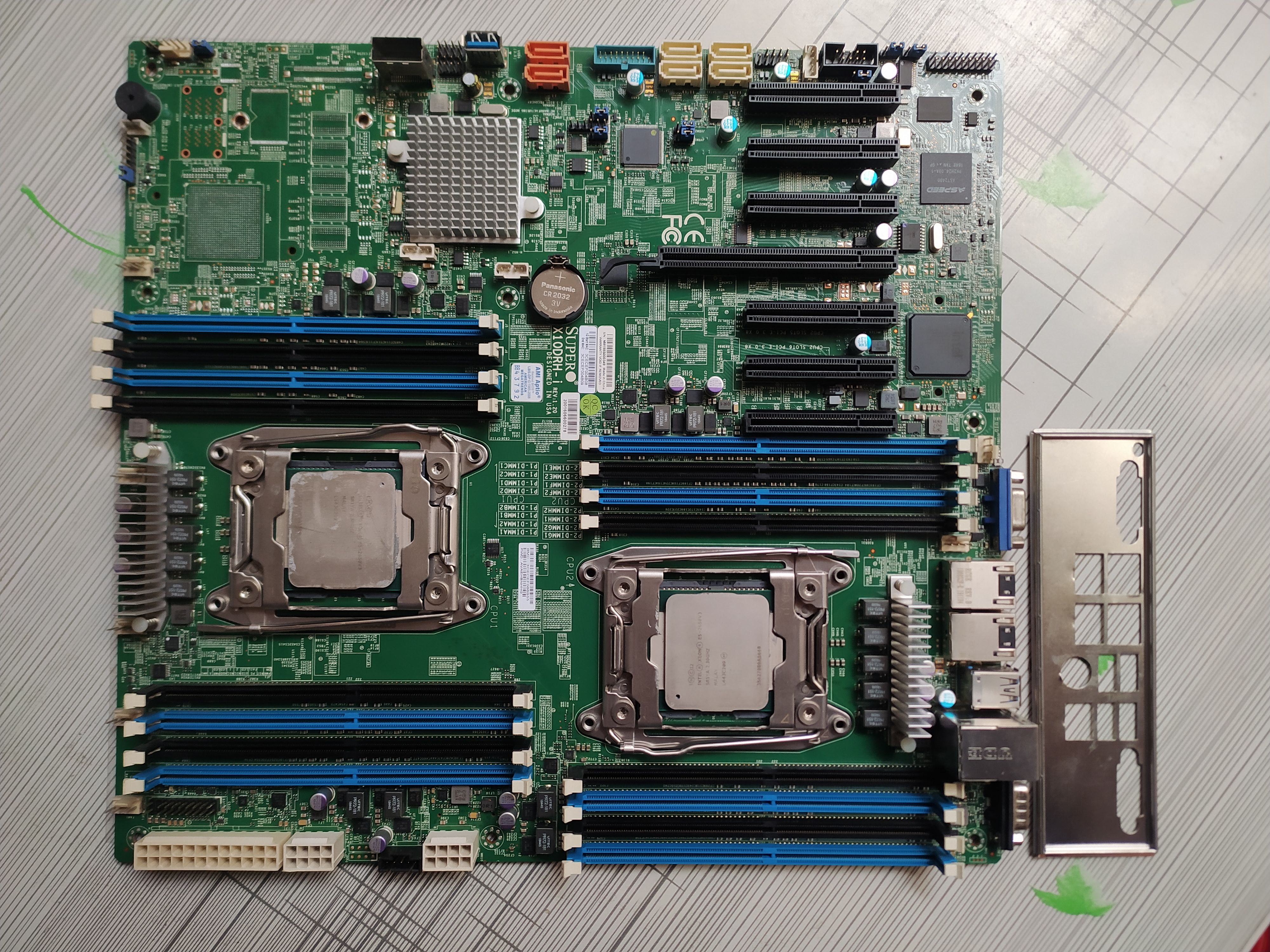 超微x10DRH-I双路x99主板 支持独显 ddr4内存 全新成色现货