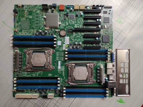 超微x10DRH-I双路x99主板 支持独显 ddr4内存 全新成色现货