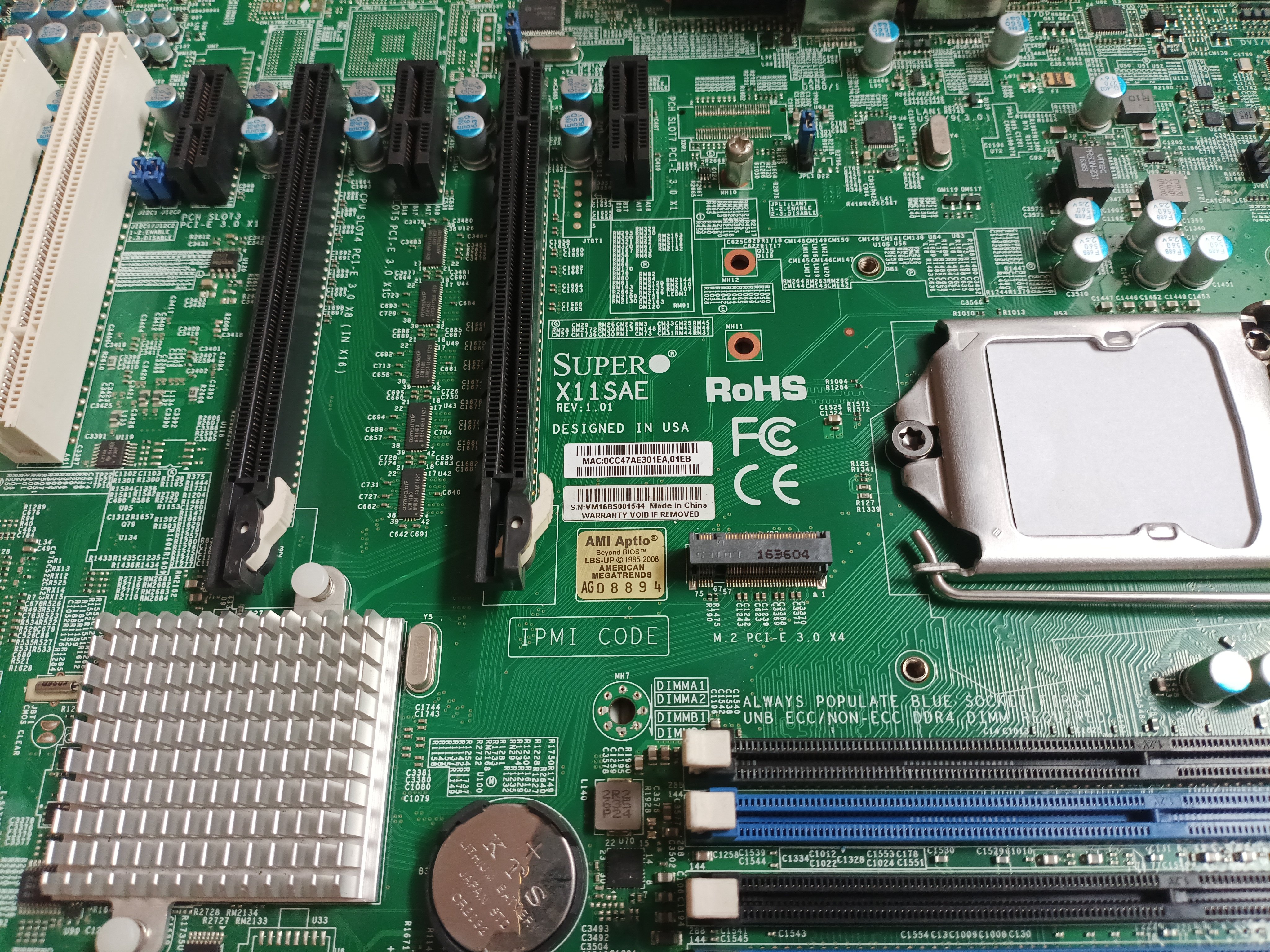 超微X11SAE 1151针E3 1225 V5 V6主板服务器工作站主板DDR4内存
