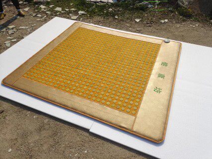 加热玉石床垫双温双控锗石托玛琳岫岩玉黄玉超长波远红外线负离子