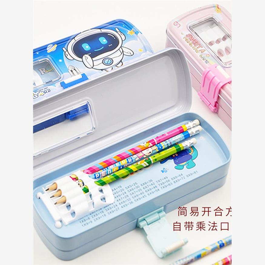 带乘法口诀表的文具盒铅