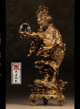 铜雕室内摆件奥格瑞玛铜文物装饰