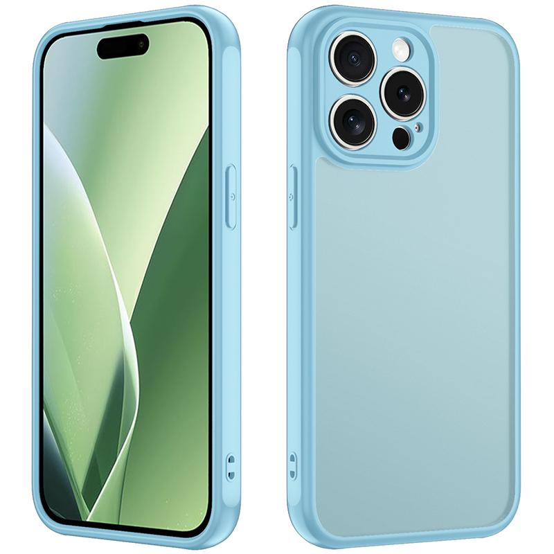跨境外贸热卖款适用于iPhone15 Pro Max肤感手机壳 抗黄耐磨防刮防磨磨砂防滑