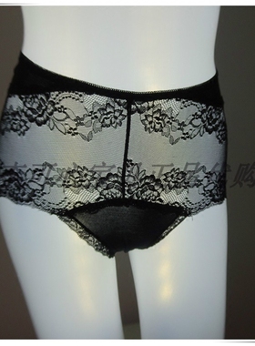 特价华姿伊专柜内裤3O58158莫代尔蕾丝平角女士性感中腰薄款底裤