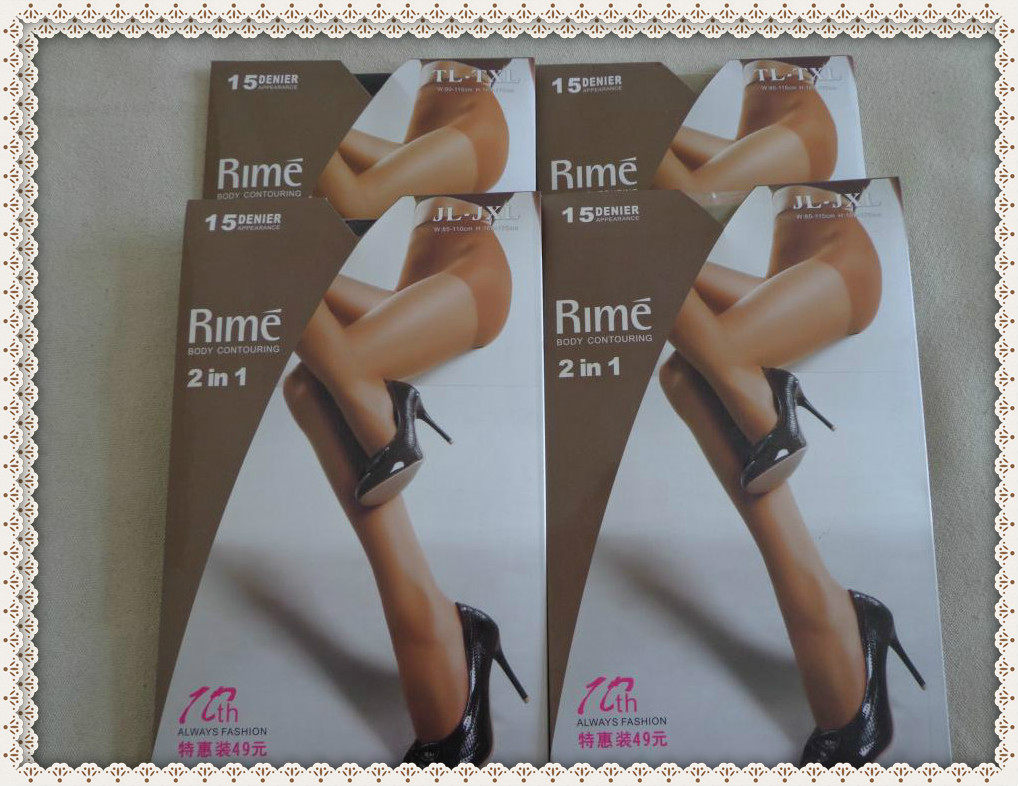 清仓特价rime韵魅专柜15d超薄绢感连裤袜超值装1k30106女袜子丝袜