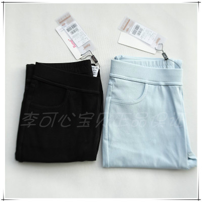 韵魅小直筒通勤黑裤子春夏新品