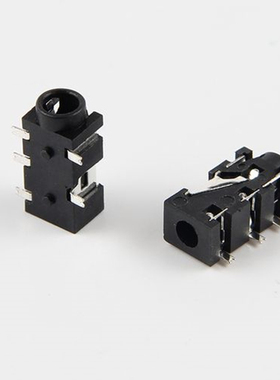 PJ-327F-5A韩荣HRO音频连接器3.5mm耳机插座额定电流500mA电压30V