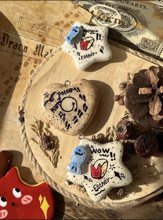 【把星星戴在身上】石塑粘土纯手工项链、挂件。定制、可指定款