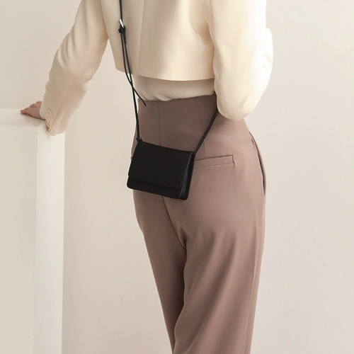 Сумка через плечо, кожаная помада, маленькая небольшая сумка, из натуральной кожи, новая коллекция, воловья кожа