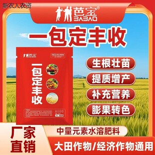 一包定丰收促生根壮苗补充营养膨果着色植物增产果蔬通用中量元素