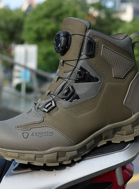 Aagoola户外高帮登山鞋男防滑防水保暖徒步鞋男鞋耐磨登山靴