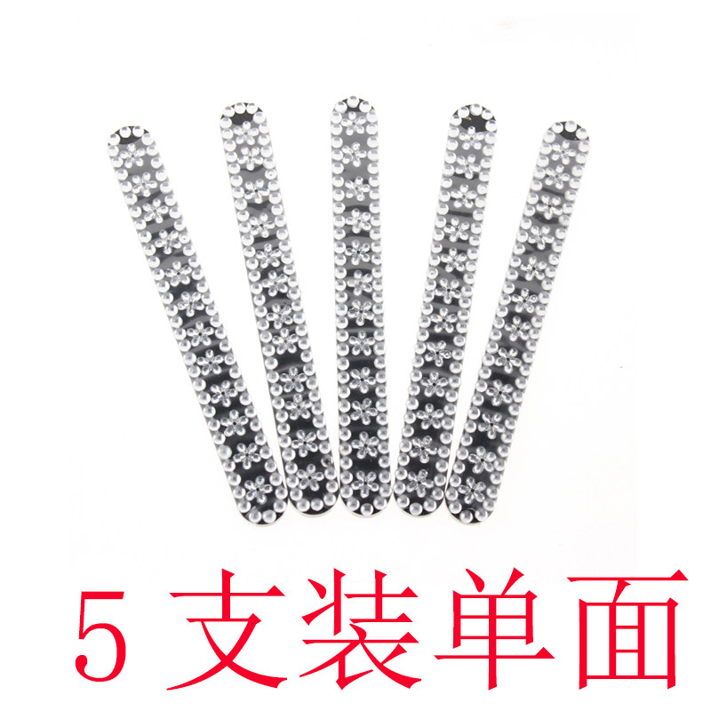 5/10支装闪亮金色单面美甲店美甲工具