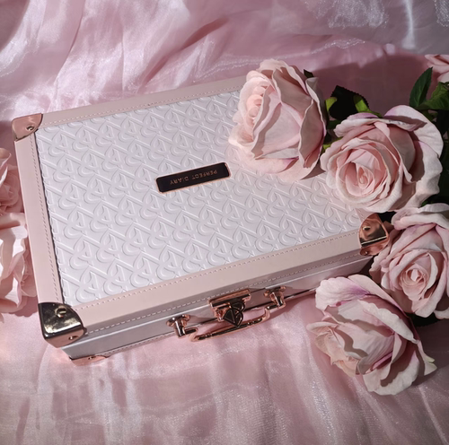 完美日记小细跟永生花礼盒经典高定皮箱口红礼盒哑光提气色6支装