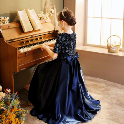 蒂尼尔菲演出服女童洋气钢琴演奏