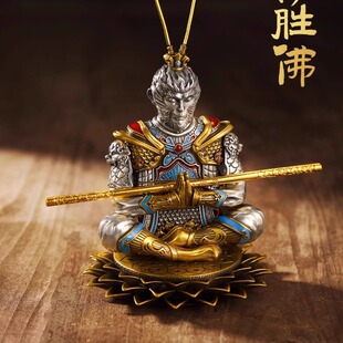 zippo正品煤油打火机正版防风斗战胜佛大圣手办摆件送男士礼物