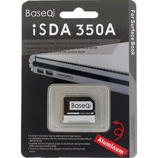 15寸铝制隐藏式 读卡器内存扩展SD卡套 Book BaseQi微软Surface