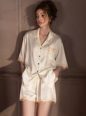 NOHASHTAG-37度诱惑睡衣女夏季2025新款高级感凉感丝绸家居服