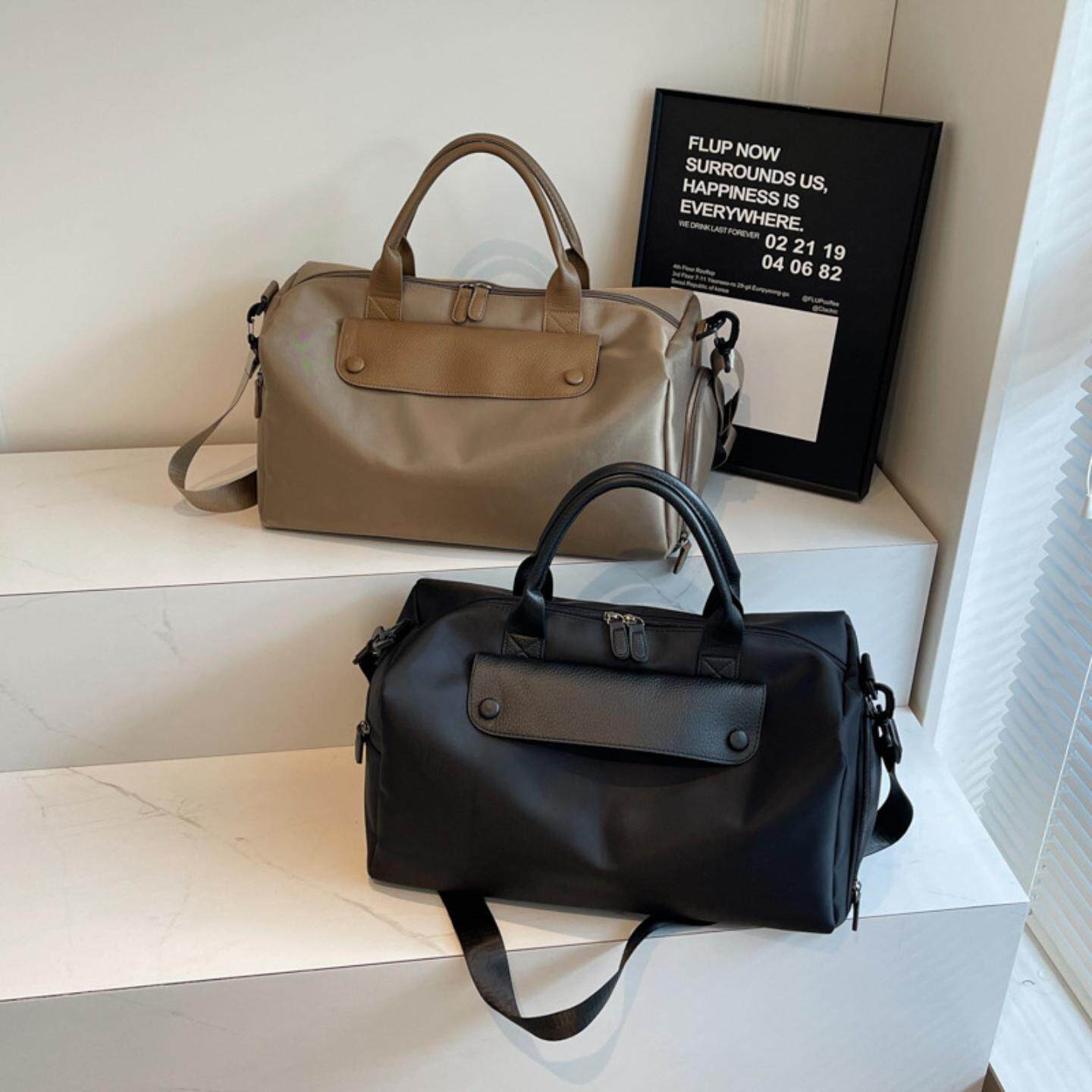 短途旅行包女轻便高颜值大容量健身高级感防水干湿分离手提斜挎袋