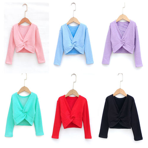 冬季儿童舞蹈服女童跳舞毛衣