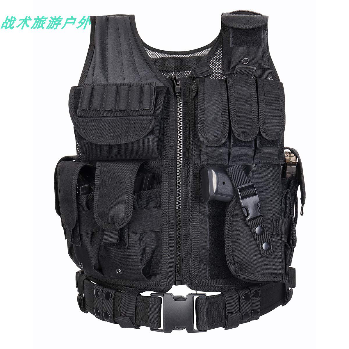 战术风快拆背心多功能户外CS野战下场防护马甲机能风装备透气背心