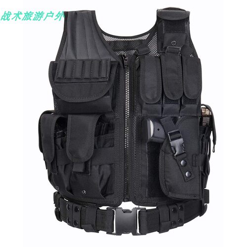 战术快拆背心CS下场透气装备马甲