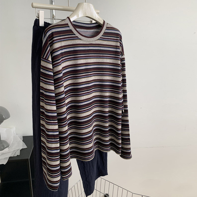 磨毛加厚内搭外穿打底衫女秋冬