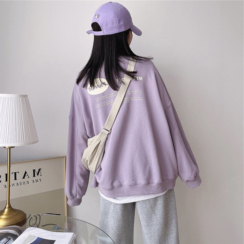 ins超火无帽卫衣女韩版学生显瘦