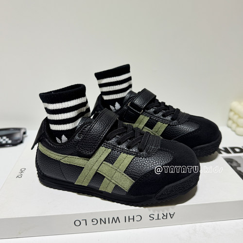 儿童鞋子真皮阿甘鞋2025秋冬新款男童运动鞋女童软底加绒二棉鞋