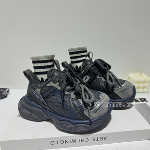 儿童鞋子老爹鞋2026春秋新款男童运动鞋女童鞋子轻便休闲鞋中大童