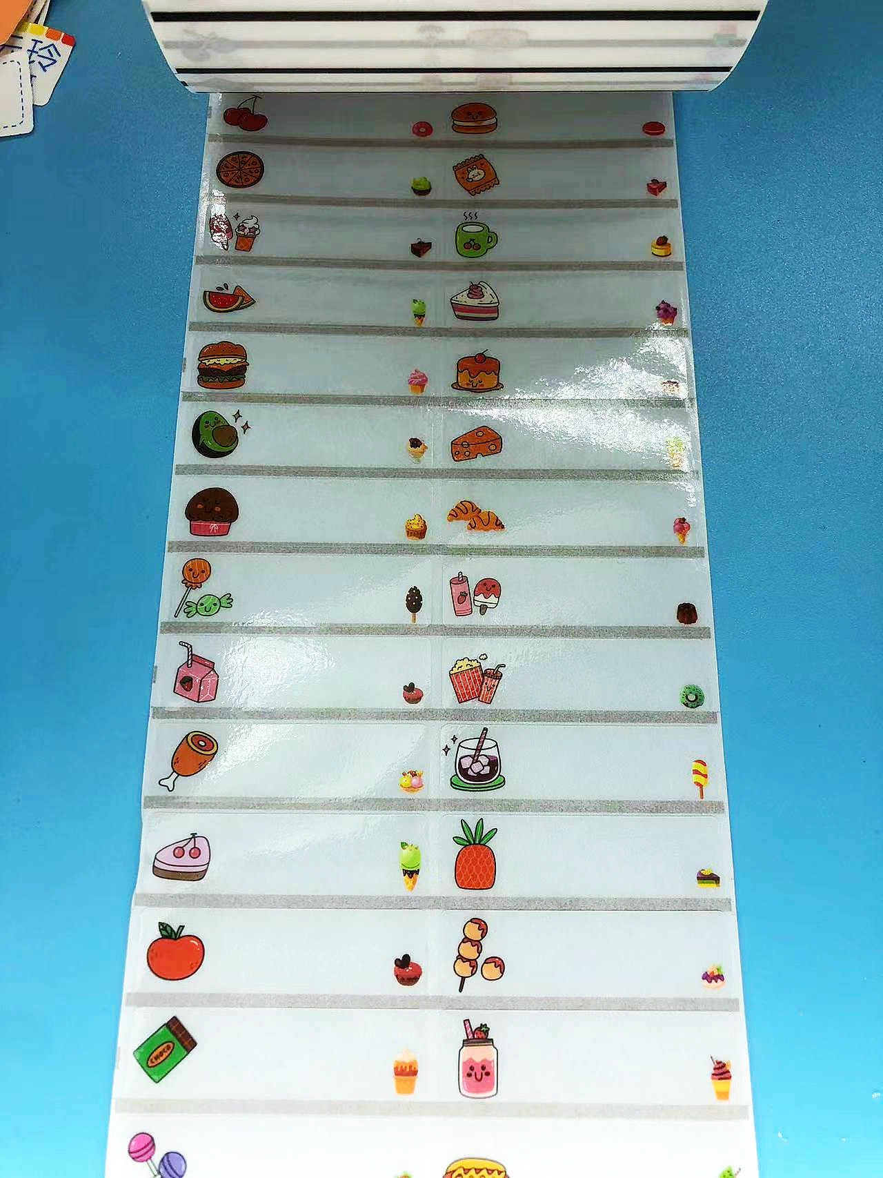 防水透明姓名贴纸标签耗材透明名字贴标签材料可打印卷装工厂批发