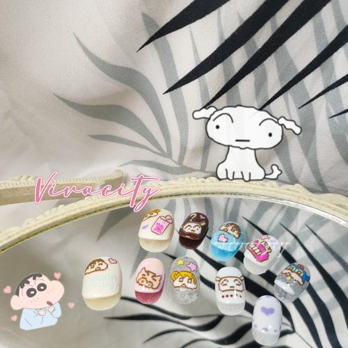 动漫可爱穿戴甲Vivacity蜡笔小新