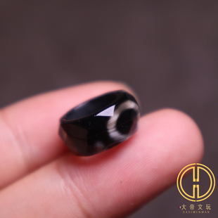 天珠玛瑙雕刻无相切面钻面跑环隔圈隔珠散珠佛珠手串diy文玩配饰