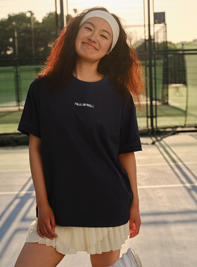 AceBase运动防晒upf50+吸湿排汗速干男女t恤网球短袖情侣2025新款