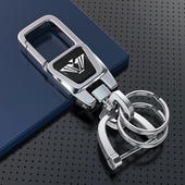 汽车钥匙扣男士 钥匙圈多功能定制挂件高档摩托车适用宝马奔驰挂扣