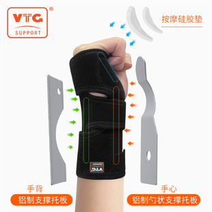 美国VTG健身护腕滑雪扭伤手腕关节腱鞘固定支具运动护具支撑板