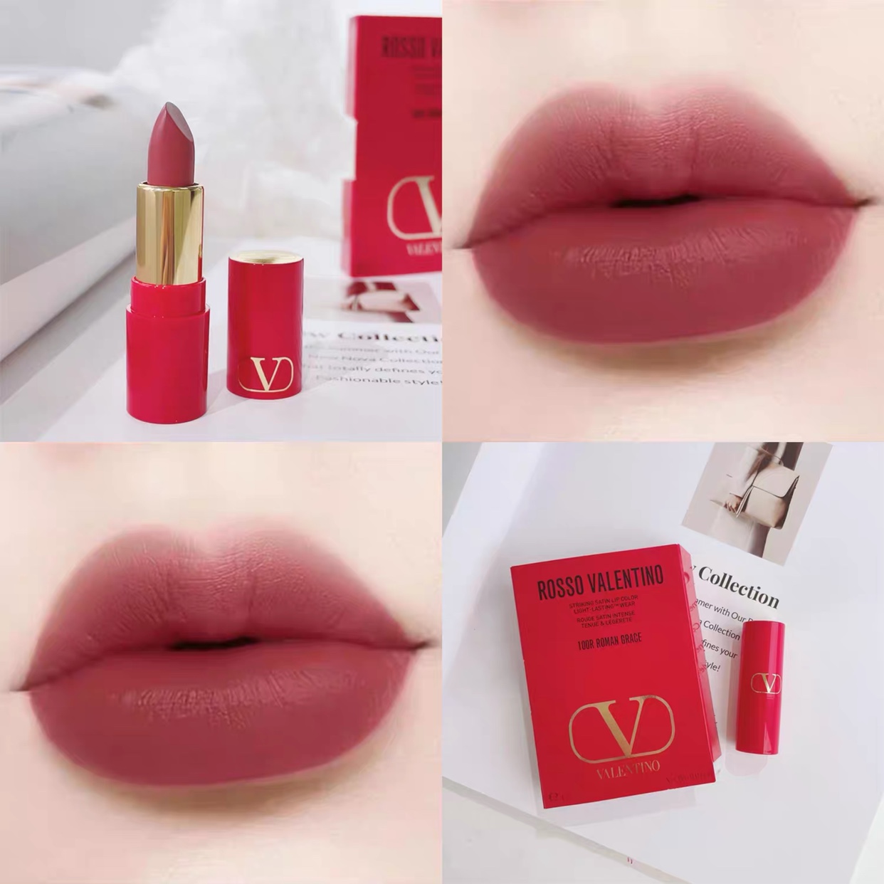 超稀有！海淘华伦/天奴口红小样100R 1g