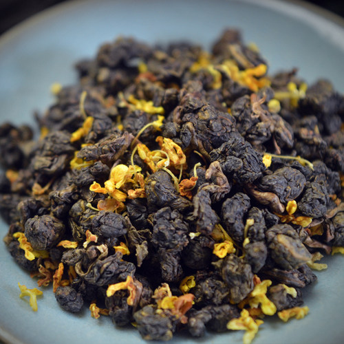桂花乌龙茶台湾原装高山乌龙茶浓香桂花花茶不加香精150克