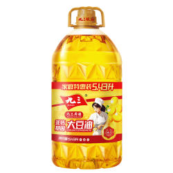 【下拉详情页抢补贴】九三厨娘非转基因一级大豆油5.43L