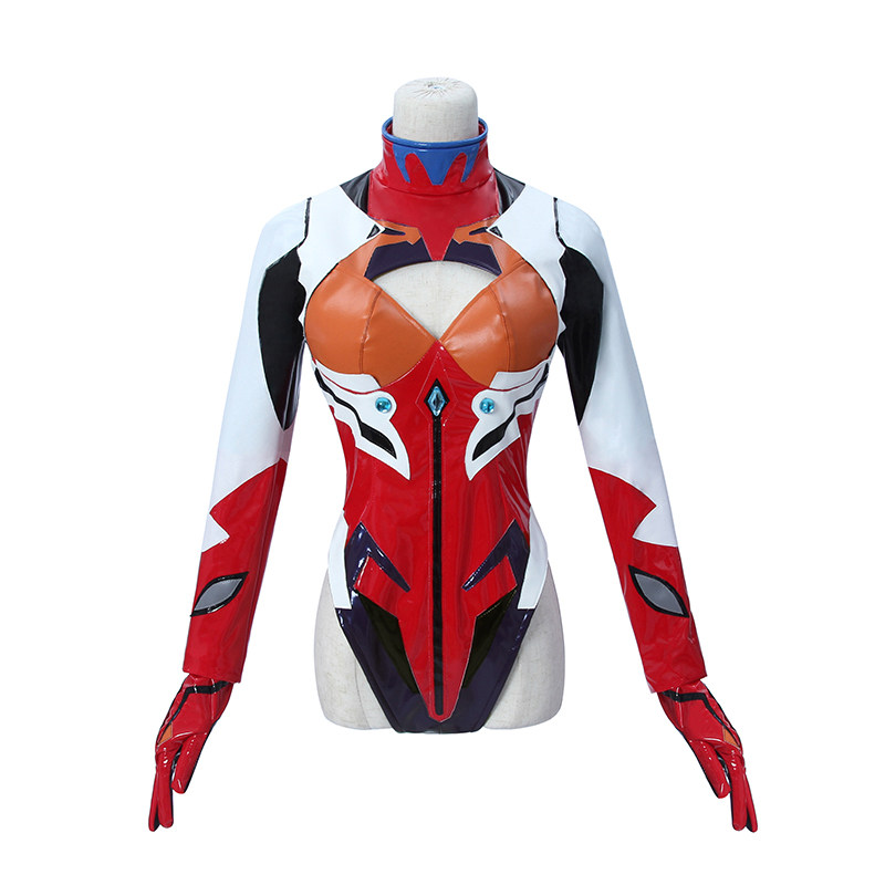 thumbnail for 蓝莓 EVA剧场版明日香cos服紧身衣cosplay动漫连体胶衣