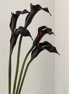仿真花马蹄莲假花摆设客厅餐桌装饰品插花干花束塑料花艺摆件
