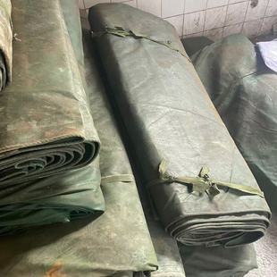 旧篷布--油布棚布刀刮布老帆布二手篷布铁路篷布雨布耐磨防冻防晒