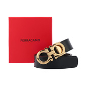 保税仓 送男友礼物FERRAGAMO菲拉格慕牛皮革腰带高端品牌皮带男