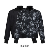 Versace范思哲2025新款 春秋双面穿外套棒球服个性 潮流休闲夹克男