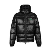 棉服冬季 Armani阿玛尼EA7男士 2025新款 保暖棉衣高端品牌连帽外套