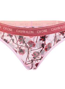 Calvin Klein/凯文克莱女士网纱内裤低腰可爱薄款三角内裤