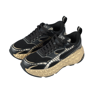 Armani阿玛尼EA7男鞋2026新款夏季透气老爹鞋增高运动休闲鞋子男